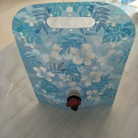 GV Leakproof de empacotamento do saco da água líquida vertical azul feita sob encomenda da impressão