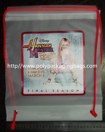 Sacos de plástico claros do cordão para Hannah Montana para sempre DVD