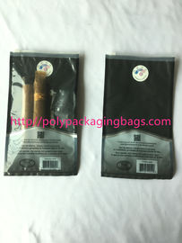 saco de empacotamento do charuto da impressão de 1 – 8 cores com sistema deslizado do fechamento/humidificador do fecho de correr