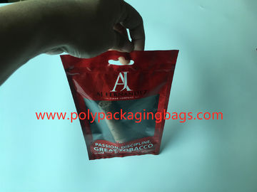 O vermelho imprimiu sacos do Humidor do charuto com esponja hidratando OPP/material laminado LDPE