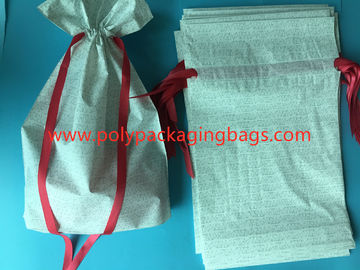 Sacos de plástico brancos do cordão do CPE para o presente do ano novo/artigos pessoais S das mulheres ‘