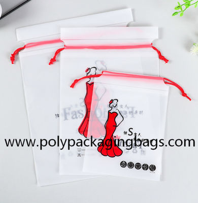20mic geou necessidades diárias de EVA Plastic Drawstring Bags For