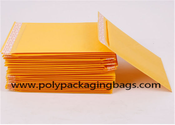 Envelope amarelo do saco do transporte do papel de embalagem da espuma do polietileno