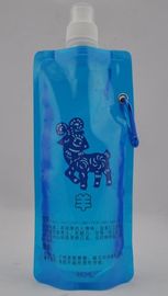 O saco da garrafa de água de 16 onças levanta-se o malote com o bico no ANIMAL DE ESTIMAÇÃO/nylon/LDPE