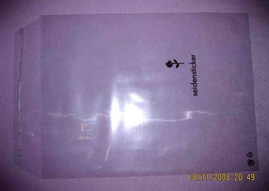 Sacos de plástico autoadesivos claros feitos sob encomenda do selo para a roupa de envio