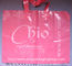 Do saco macio do punho do laço do LDPE do rosa do OEM sacos de compras relativos à promoção