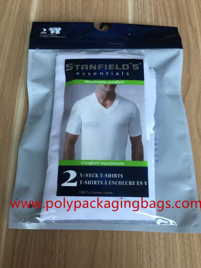 O costume masculino Resealable do roupa interior imprimiu os sacos OPP/material de CPP