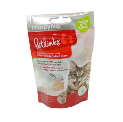 PE Ziplock Cat Food Bag Resealable do AL do ANIMAL DE ESTIMAÇÃO de 200 mícrons
