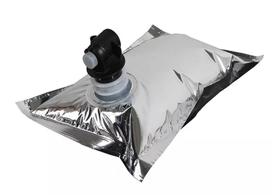 O BABADOR personalizado da folha de alumínio ensaca na caixa com o torneira transparente para o suco