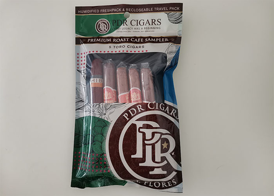 Sacos de cigarro de plástico customizado com caixa de exibição