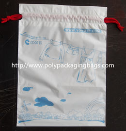 Os sacos de plástico recicláveis bonitos do cordão para crianças brincam/livros