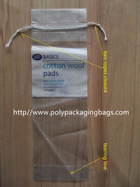 O LDPE cancela sacos de plástico com o cordão para o cotonete de algodão/Q - pontas