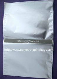 Saco de plástico autoadesivo do saco de prata da folha de alumínio com selo adesivo