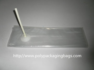 Saco de plástico transparente do OEM na caixa que empacota com o bico para o gel