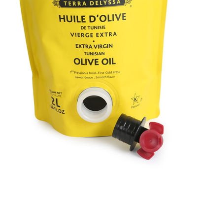 Impressão em gravura Bolsas de vazão Bolsas de embalagem em pé Oferecendo excelentes propriedades de barreira e fácil distribuição