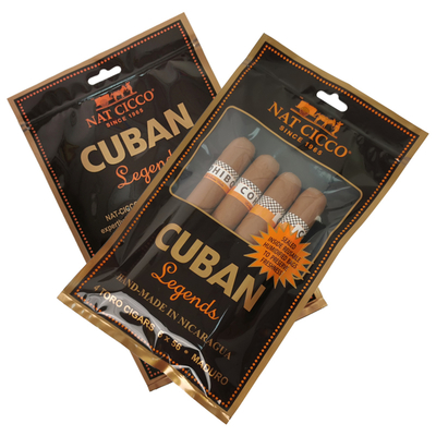 Logotipo personalizado Humidor de charuto personalizado Moisturizante Saco de embalagem Saco de embalagem Zipper Humidificador de sacos para charutos