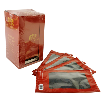 Sacos de plástico com zíper para umidificação de charutos com sistema humidificado e esponja