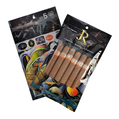 Acessórios para fumar de enrolar à mão em plástico com impressão personalizada Bolsa de viagem para tabaco e charuto personalizada para embalagem