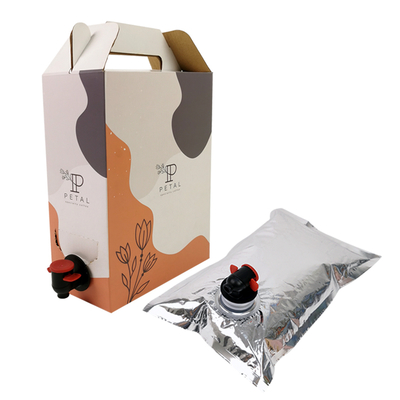 1L/2L/3L Caixa de café personalizada Caixa de café descartável em caixa com dispensador de válvula