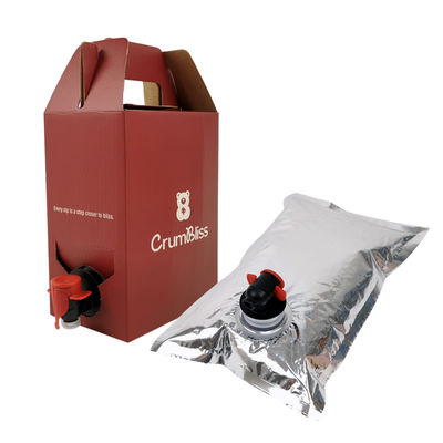 1L-10L Saco de enchimento de bebidas assépticas em caixa Selo térmico Saco de vinho e suco de alumínio com torneira Vitop para água mineral