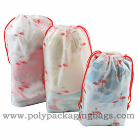 Umidade feita sob encomenda - a prova veste sacos de plástico do cordão dos cosméticos