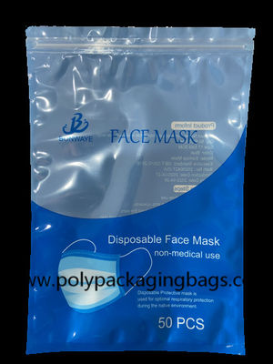 Sacos Ziplock plásticos Resealable para o empacotamento da máscara N95