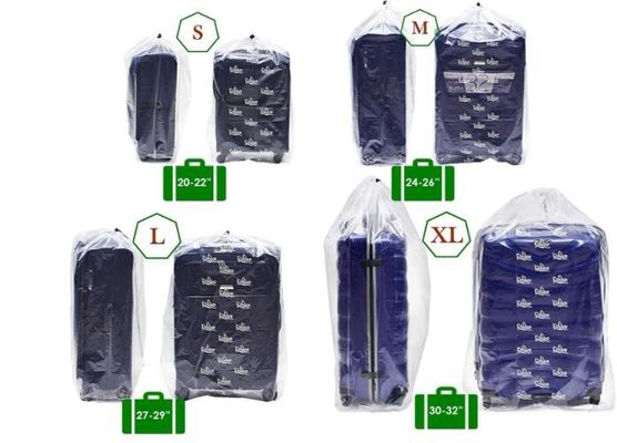 Sacos plásticos do armazenamento do cordão do PE de TPCH 0.07mm para a roupa