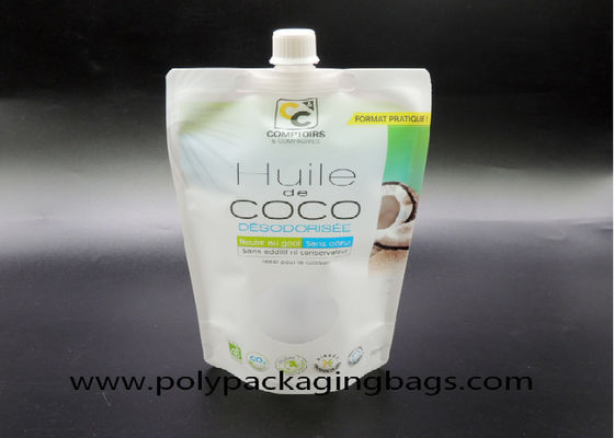 16 oz 500 ml embalagem de leite de coco saco de bico de auto-sucção saco de pé com bico