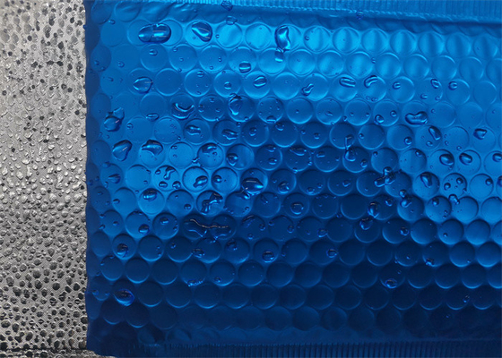 Os encarregados do envio da correspondência coloridos azuis da bolha do tamanho feito sob encomenda acolchoaram os malotes de alumínio 0.03-0.12mm