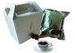Selo dourado que imprime sacos de café quentes árabes na caixa com a válvula do distribuidor do torneira/conector