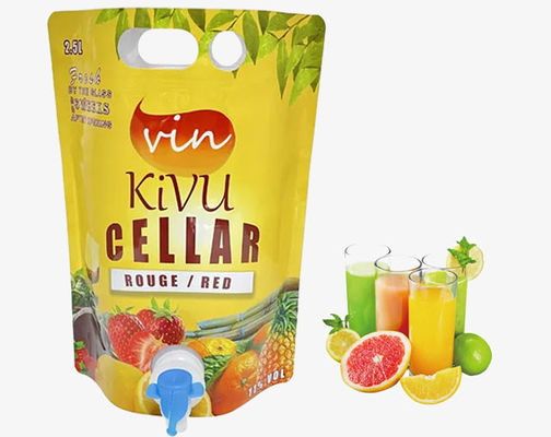 PET AL NY PE ou material personalizado levanta-se o malote com Oem da válvula borboleta do bico adequado para embalagens de bebidas e alimentos