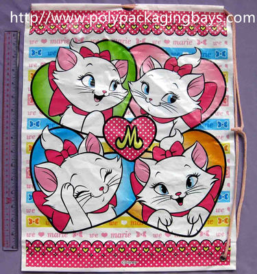 fácil abra e empacotamento plástico próximo do presente da trouxa do cordão/sacos de empacotamento do brinquedo