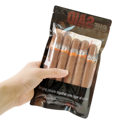 Sacos de cigarro de plástico customizado com caixa de exibição