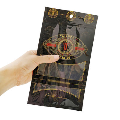 Sacos de plástico recobráveis para charutos e sacos de tabaco