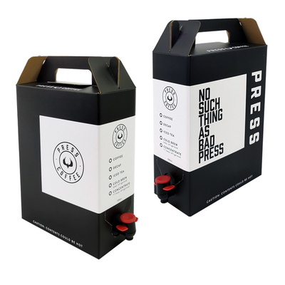 Dispensador de caixa de papel descartável de 1 L, 2 L, 3 L, sumo em sacos, bebida de café quente, embalagem líquida