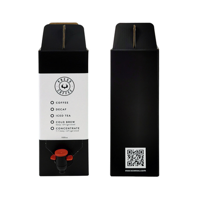 Dispensador de caixa de papel descartável de 1 L, 2 L, 3 L, sumo em sacos, bebida de café quente, embalagem líquida