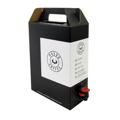 Dispensador de caixa de papel descartável de 1 L, 2 L, 3 L, sumo em sacos, bebida de café quente, embalagem líquida