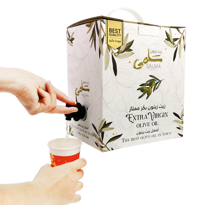Eco-friendly 1l 3l 5l Reutilizavel Saco de Bebidas em Caixa Vinho válvula de torneira Água Café Suco Leite Saco Bib em Caixa Dispensador Embalagem de preenchimento