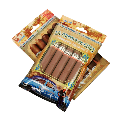 Saco de embalagem de charutos humidor com camada de umidade