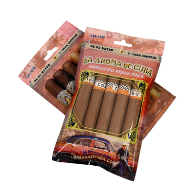Bolsa de hidratação de charutos com impressão de gravura Bolsas de humidade de charutos Bolsas de humidor de charutos Bolsas de humidor de charutos