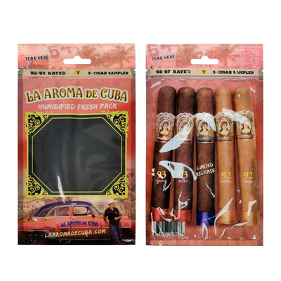 Bolsa de hidratação de charutos com impressão de gravura Bolsas de humidade de charutos Bolsas de humidor de charutos Bolsas de humidor de charutos