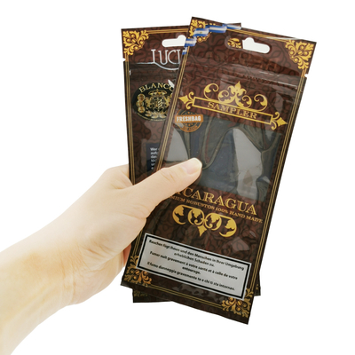 Saco hidratante de humidificador de charutos profissional personalizado Sacos de embalagem de charutos de plástico personalizados