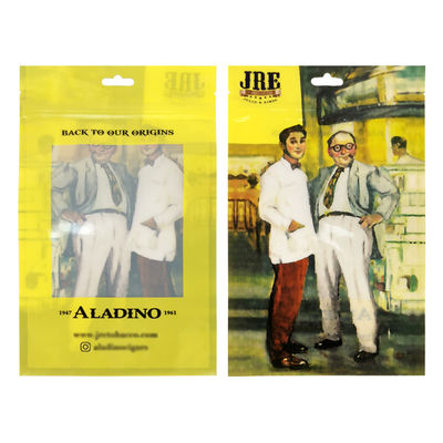 Embalagem com fecho de fechadura Bolsa de cigarros Bolsas de fechadura em caixa Bolsa de plástico de cigarros Fabricante profissional de embalagens de tabaco