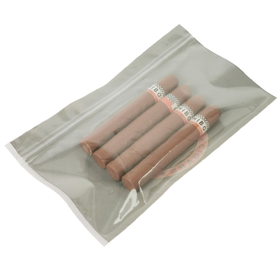 Embalagem de desodorizante de qualidade alimentar saco de filme de poliéster fecho de alumínio folha de tabaco charuto saco de embalagem de plástico