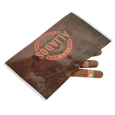 Embalagem de desodorizante de qualidade alimentar saco de filme de poliéster fecho de alumínio folha de tabaco charuto saco de embalagem de plástico