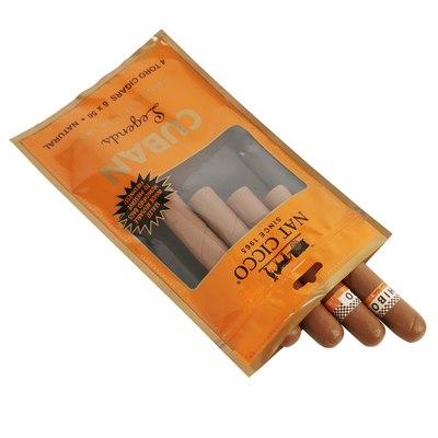 Embalagens de Tabaco Personalizadas Humidificador Sacos de Plástico Sacos Humidificados para Charutos para 4-5 Charutos com Higrómetro e Divisor