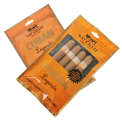 Embalagens de Tabaco Personalizadas Humidificador Sacos de Plástico Sacos Humidificados para Charutos para 4-5 Charutos com Higrómetro e Divisor