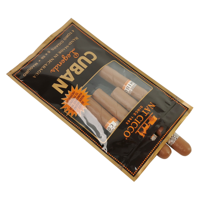 Logotipo personalizado Humidor de charuto personalizado Moisturizante Saco de embalagem Saco de embalagem Zipper Humidificador de sacos para charutos