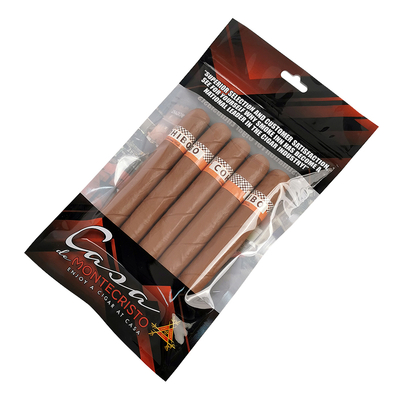 Embalagem Impressão Saco de vedação de 3 lados Embalagem de alimentos Sacos Mylar Sacos de tabaco Sacos de cigarros Personalizados com fecho