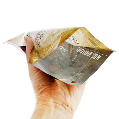 Sacos para charutos umidificados, folha transparente com fecho zip, saco para umidade de tabaco para charutos, selagem térmica, sacos plásticos para embalagem de charutos umidificadores